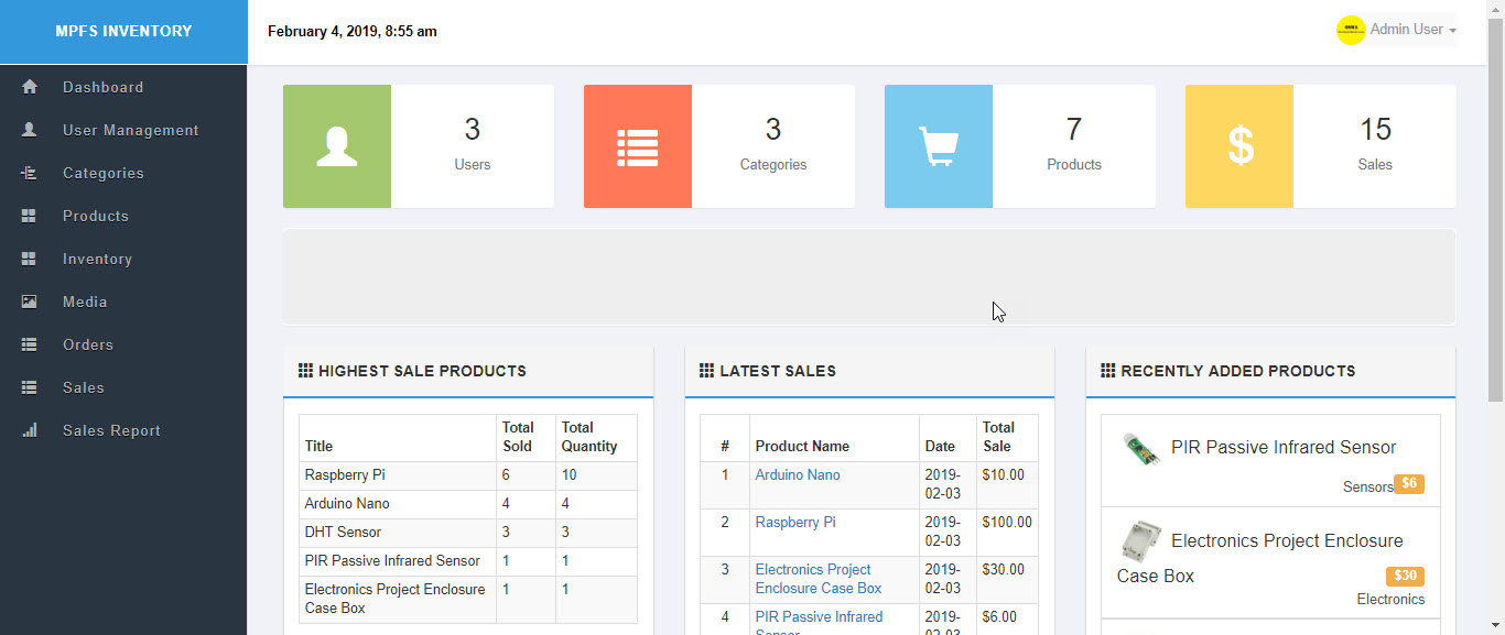Using a Raspberry Pi for your own Inventory Management System